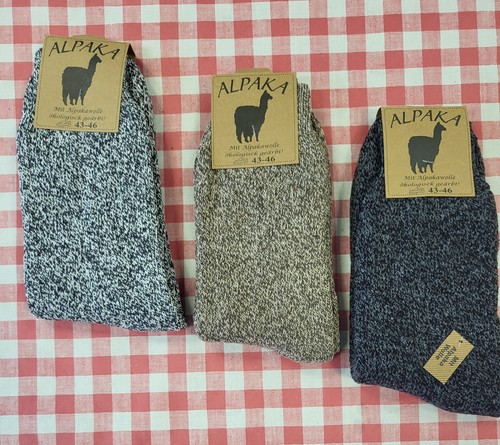 Alpaka look winter socks - look,