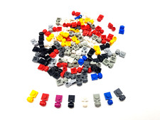 100x Lego 4081 Platten 1x1 mit Rohr-Clip bunt gemischt