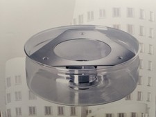 Mono Ellipse Stövchen - Glas und Edelstahl -