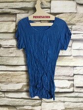 cocon.commerz PRIVATSACHEN KLEIDEN Shirt aus CRASH WÄSCHESEIDE in blau Größe 1