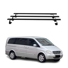 Dachträger Gepäckträger Relingträger für Mercedes Vito 2003-2014 Stahl 3 tlg