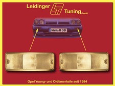 Manta B Blinkerglas - Satz, Blinkergläser weiß