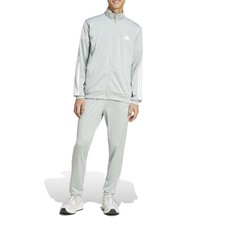 Adidas Trainingsanzug für Herren Sportswear Basic 3-Stripes Tricot Grau