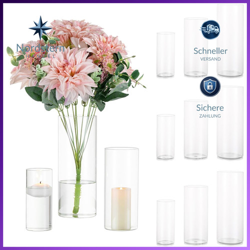 Deko vase glas - vase, 4