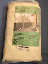 Sunny Guard Balkonsichtschutz, 0,9x6m, Creme, Neu