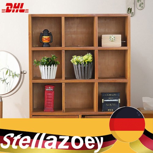 Holzregal setzkasten vintage - holzregal,