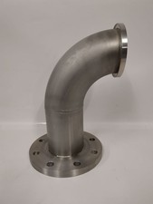 Bogen Vakuum DN100 Edelstahl Flansch EN1092-1/05/DIN2527/DN100 L=35,8 cm