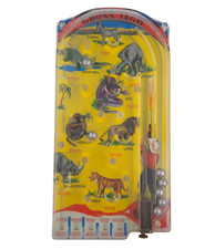 Vintage Mini Flipper Gross Jagd Kinder Spiel 60er 70er Jahre Guter Zustand