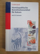 Homöopathische Konstitutionsmittel für Katzen mit 22 Cartoons v. Carolin Quast