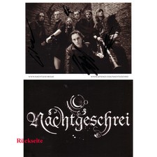 schwarz/weiß Autogrammkarte