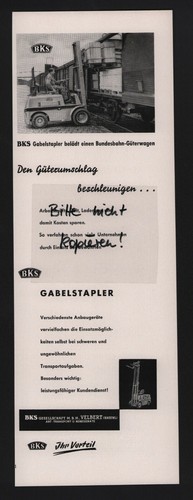 Velbert werbung 1960 bks - werbung, 1960,