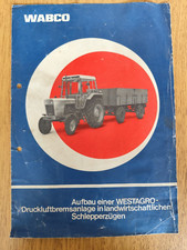 Prospekt WABCO WESTAGRO Druckluftbremsanlage traktor schlepper brochure K23