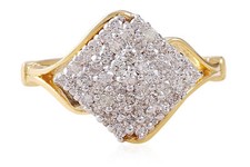 Pave 0,82 Cts Runde Brilliant