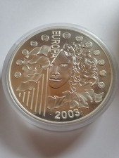 FRANKREICH 50 EURO 2003 "Einführung des Euros" 1000 Gramm Silber 925 PP
