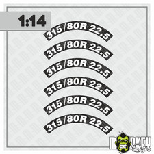 315er reifenaufkleber 6er - 1:14,