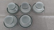 5 Tassen mit Unterteller