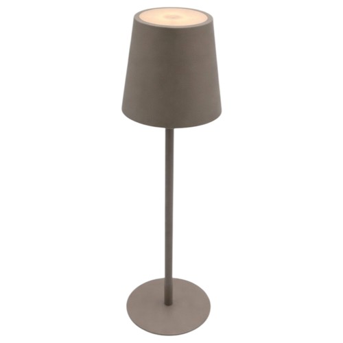 Tischleuchte taupe außen - , usb