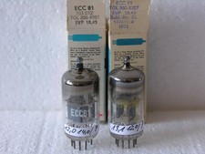 ECC81 tube RFT Röhre NOS pair