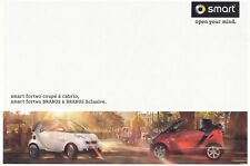 SMART FORTWO Coupe Cabrio BRABUS Eclusive Prospekt Brochure 2009 P
