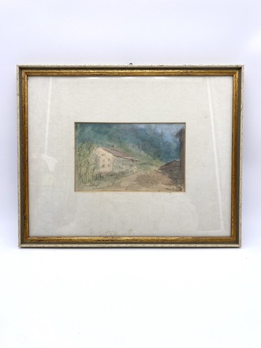 Alte original aquarell malerei - original,