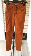 Jeans Hose Orsay Gr 32 braun Röhre Taschen