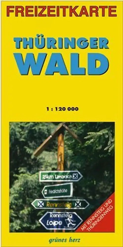 Freizeitkarte thüringer wald - freizeitkarte,