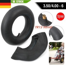 2 Stück Schlauch 3.50/4.00-6 für Schubkarren Reifen Bollerwagen Gartengeräte DHL