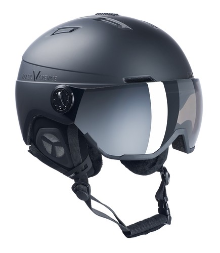 Black crevice skihelm mit - black,