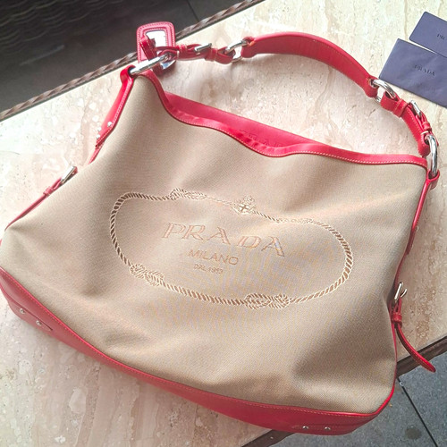 Prada sacca schultertasche - prada,
