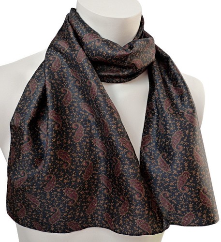 Eleganter paisley herrenschal - paisley,