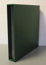 LINDNER, Schutzkassette 810 BY, für Ringbinder, grün, gebraucht