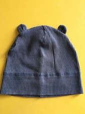 Mütze ♥️ H&M Junge Baumwolle anthrazit braun Gr 92/98 3 - 5 Jahre Ohren