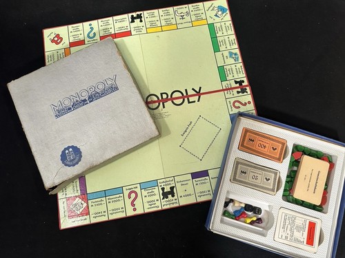 Vintage monopoly 60er silber - vintage,