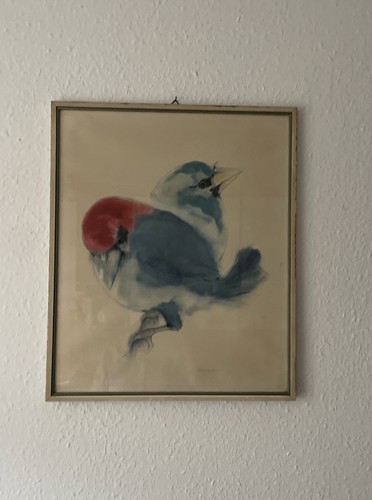 Original vintage aquarell - original,