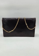 Schicke Vintage Leder Tasche Clutch Schultertasche Retro Damentasche