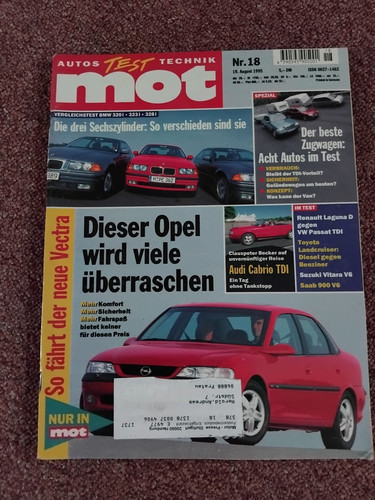Auto zeitschrift mot 1995 - auto,