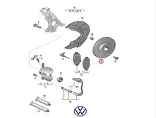 2x Original VW/AUDI 5Q0615301H Bremsscheiben Ø288mm AUDI CUPRA SEAT SKODA VW Neu