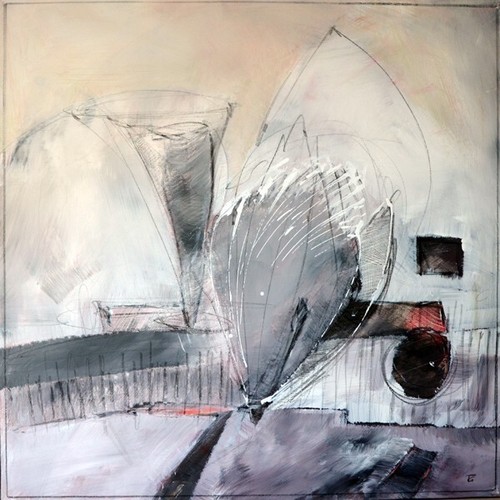 Acrylbild auf leinwand - auf,