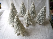 für spur g lgb / märklin / piko  7 x weiße tannenbäume höhe ca. 23 cm winterdeko