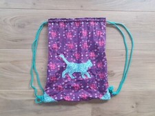Sportbeutel, Turnbeutel, Katze, handmade