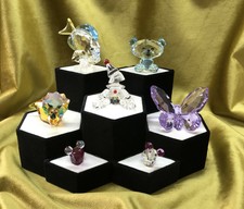 Display Vanessa s/w  für Swarovski-Figuren-Sammler,ohne Figuren, NEU !!!