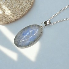 Regenbogen Mondstein Anhänger