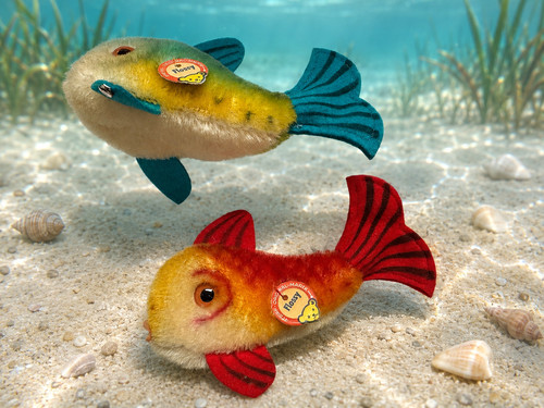 Steiff fische flossy - fische,