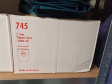 Weck Einkochgläser Einmachgläser, Tulpenform, 1062 ml, Nr. 745, 6 Stück