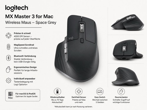 Logitech master for mac - logitech, 3
