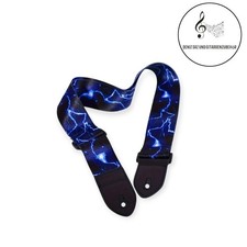 Gitarrengurt Gitarre Bass Nylon Gurt Band Schwarz Akustik Musik Zubehör