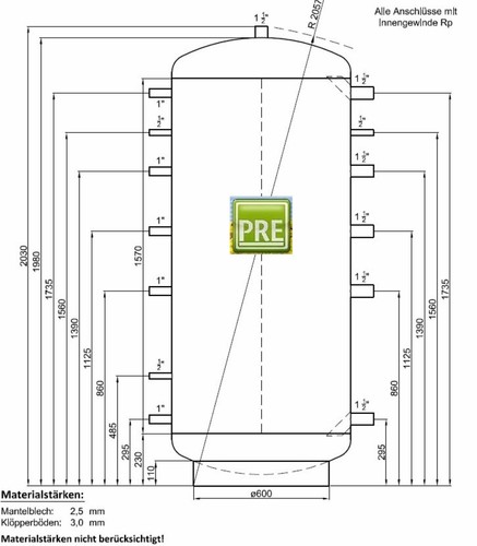 Pufferspeicher 1000 für - 1a,