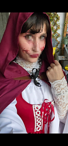 Rotkäppchen kostüm kleid - kleid, +