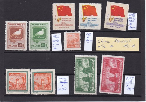 China nordost briefmarken - china,