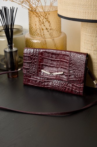 Vintage tasche clutch bordeaux - vintage,